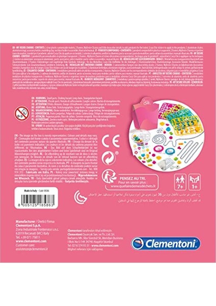 Luxury Marka: Clementoni - 18586 - Crazy Chic - Renkli Takılar, Moda Oyuncak 7 Yaş Kız, Multicolor Kategor 1 Adet