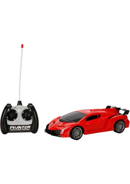 Luxury 1:16 Kara Şimşek Işıklı USB Şarjlı Uzaktan Kumandalı Araba 1 Adet