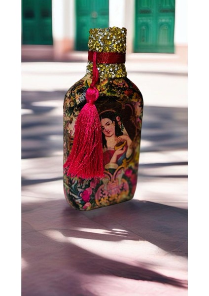 Luxury Marrakesh Girl Handmade Şişe Şamdan 1 Adet