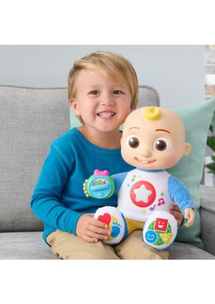 Coco-Melon Eğitici Sesli Discover Play Jj Doll Etkileşimli Elektronik Bebek 1 Adet