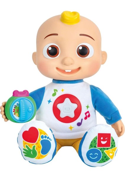 Coco-Melon Eğitici Sesli Discover Play Jj Doll Etkileşimli Elektronik Bebek 1 Adet