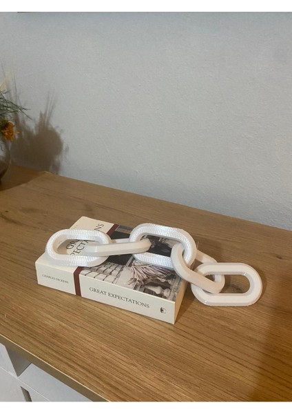 Luxury Dekor Zincir - Büyük 5 Parçalı Dekoratif Zincir 1 Adet
