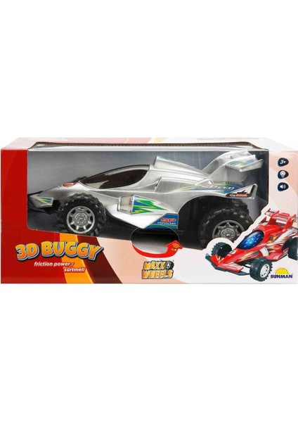 Luxury Sesli ve Işıklı 3D Buggy Sürtmeli Araba 1 Adet