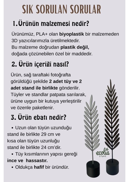 Luxury Modern Minimalist Dekoratif Siyah Gri Yaprak Seti – Ev Dekorasyonu Için Şık ve Zarif Ikili Aksesuar 1 Adet