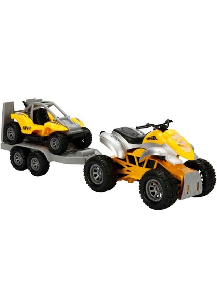 Luxury Süper Atv Sesli ve Işıklı Sürtmeli Araçlar 1 Adet