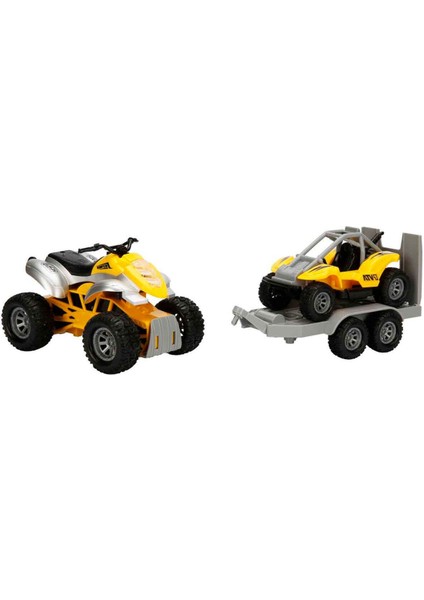 Luxury Süper Atv Sesli ve Işıklı Sürtmeli Araçlar 1 Adet modelleri