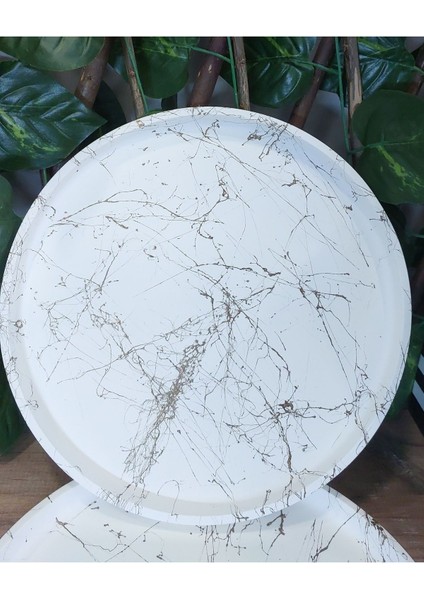 Luxury Büyük Oval Sunum Tepsisi,biblo Takı Tabağı, Saksılık,mumluk 1 Adet