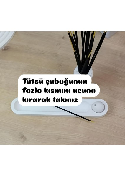 Luxury Dekoratif Tütsülük ve Kalpli Tütsü Saklama Vazosu 1 Adet