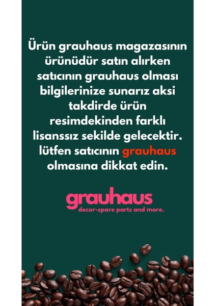 Luxury Kahve Köşesi Sevimli Biblo Seti 4'lü Set Kahve Çekirdeği Bej Kahve Kupası Moka Pot, Bej Termos 1 Adet