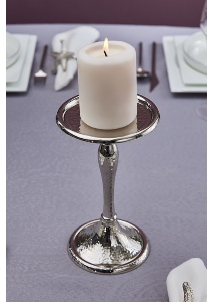 Luxury Rena Mumluk Silver 21 x 12,7 cm 1 Adet
