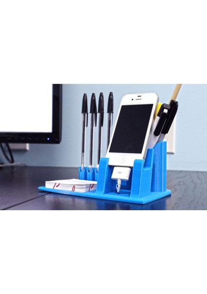 Luxury Telefon Standlı Masaüstü Organizer - 20X10 cm - Masaüstü Düzenleyici 1 Adet fiyatları