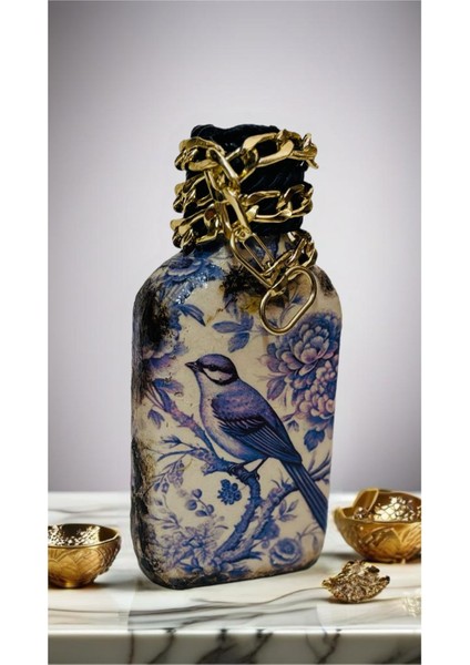 Luxury The Bird’s Of Legend Handmade Şişe Şamdan 1 Adet
