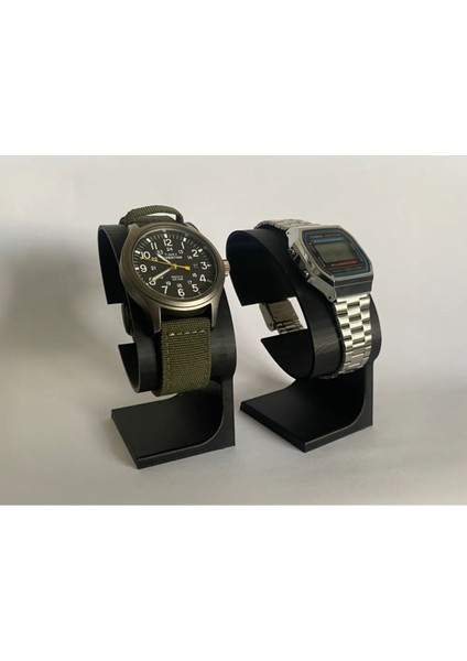 Luxury Modern Saat Standı Siyah Renk 1 Adet