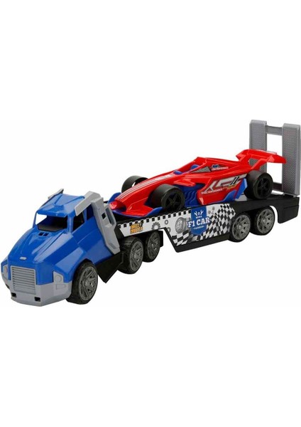 Luxury Mega F1 Taşıyıcı Transporter Araç - Kırmızı F1 1 Adet