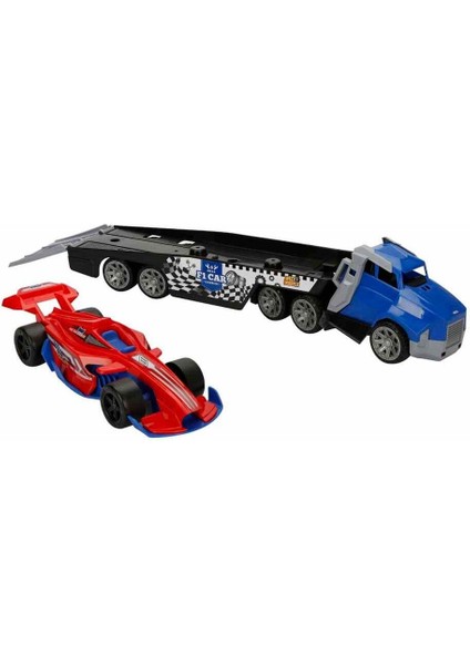 Luxury Mega F1 Taşıyıcı Transporter Araç - Kırmızı F1 1 Adet modelleri