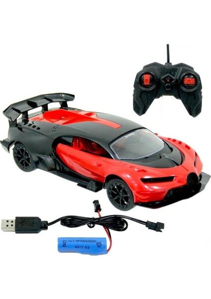 Luxury 1:16 Racing Car Kumandalı Şarjlı Araba Bugatti 1 Adet