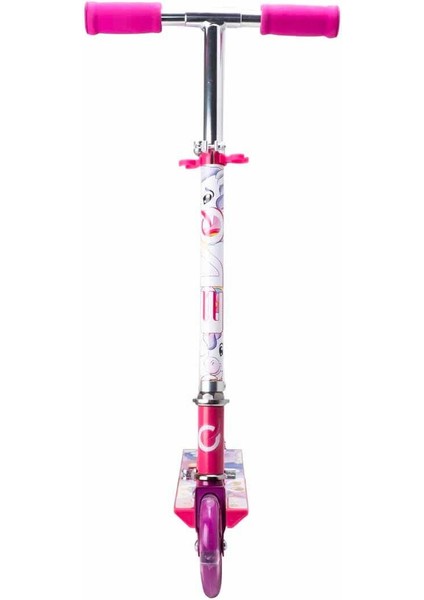 Luxury 2 Tekerlekli Katlanabilir Unicorn Inline Işıklı Scooter 1 Adet