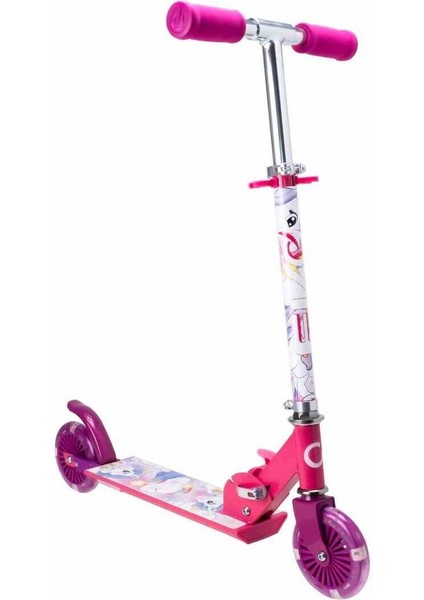 Luxury 2 Tekerlekli Katlanabilir Unicorn Inline Işıklı Scooter 1 Adet