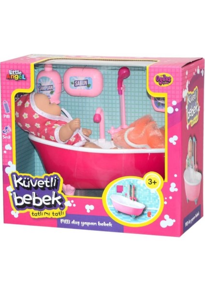 Luxury 02605 Oydaş, Pilli Küvette Duş Yapan Bebek 1 Adet