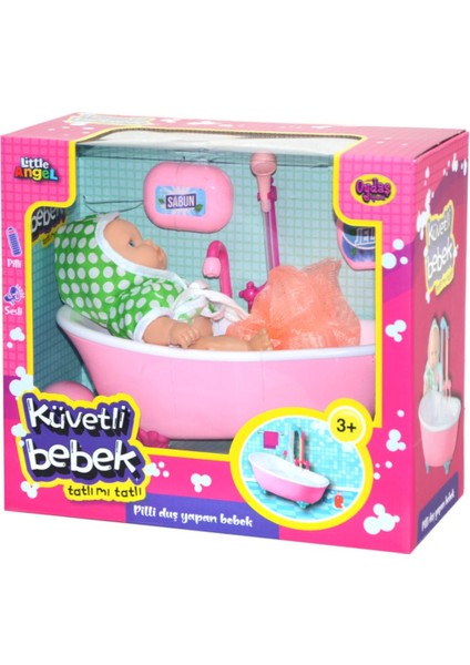 Luxury 02605 Oydaş, Pilli Küvette Duş Yapan Bebek 1 Adet