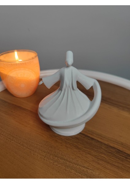 Luxury Mevlana Biblo Heykel Dekor Dekorasyon Hediyelik 12CM Beyaz 1 Adet fiyatları