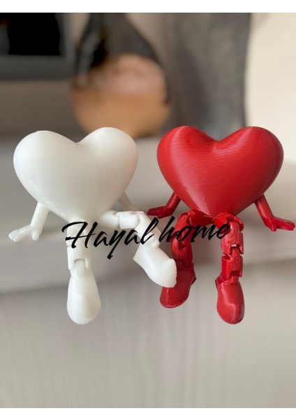 Luxury Siyah Beyaz Kalp Biblosu 1 Adet