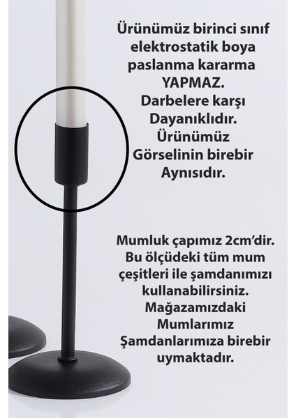 Luxury 3 Lü Düz Ayak Paslanmaz Siyah Şamdan Mumluk Dekoratif Mumluk Ince Uzun Ayak Ev Dekorasyon 1 Adet fırsatları
