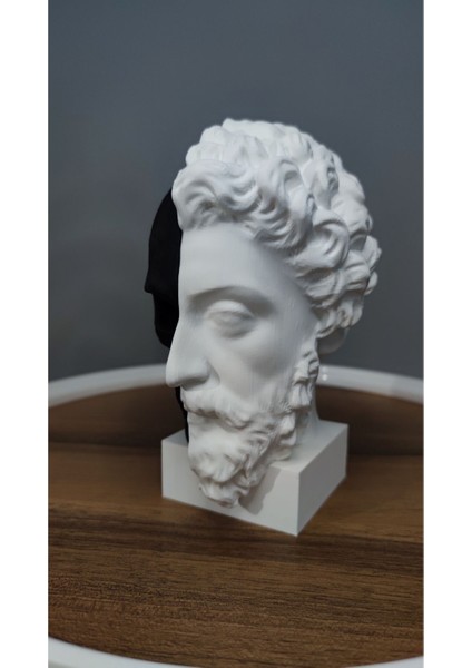 Luxury Memento Mori-Öleceğini Hatırla Dekoratif Hediyelik Biblo 17 cm Plastik Siyah Beyaz 1 Adet modelleri