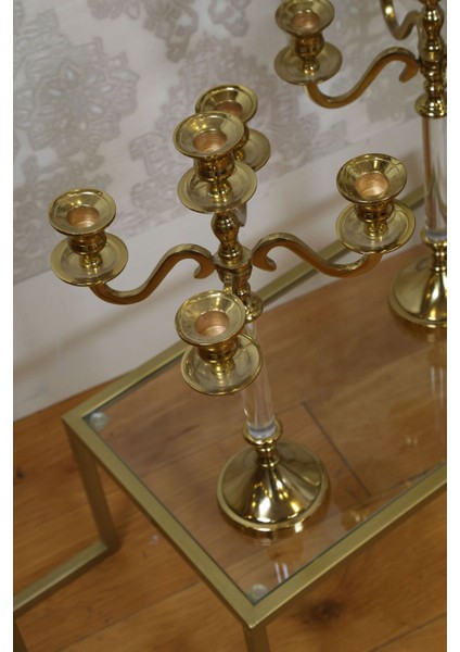 Luxury 5 Kollu Şamdan 1 Adet modelleri
