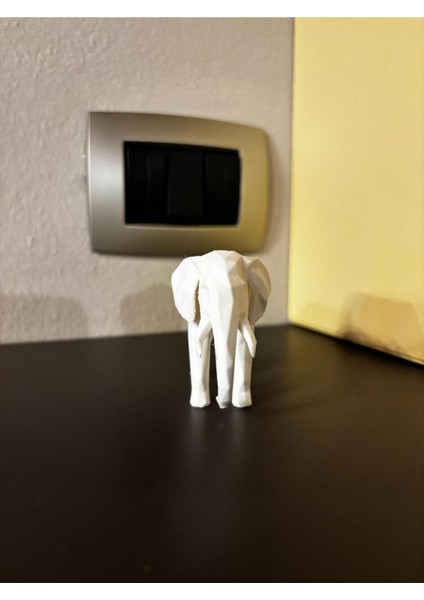 Luxury 3D Tasarım Fil Heykeli – Masa Üstü Aksesuar 1 Adet