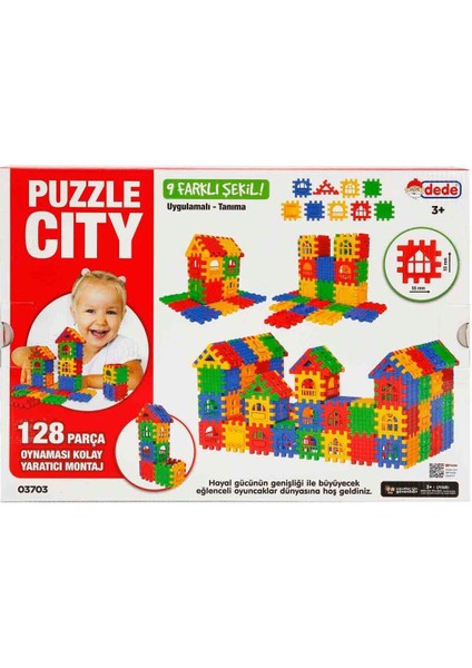 Luxury Puzzle City 128 Parça 1 Adet