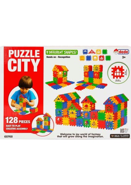 Luxury Puzzle City 128 Parça 1 Adet