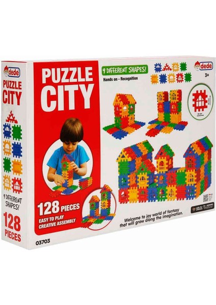 Luxury Puzzle City 128 Parça 1 Adet