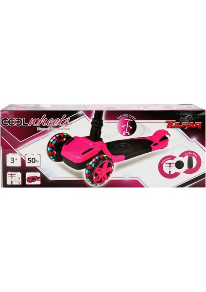 Luxury 3 Tekerlekli Katlanabilir Işıklı Scooter 1 Adet modelleri