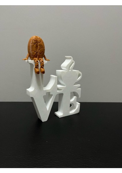 Luxury Kahve Köşesi Mutfak Dekoru 12 cm Dekoratif Yazı 1 Adet