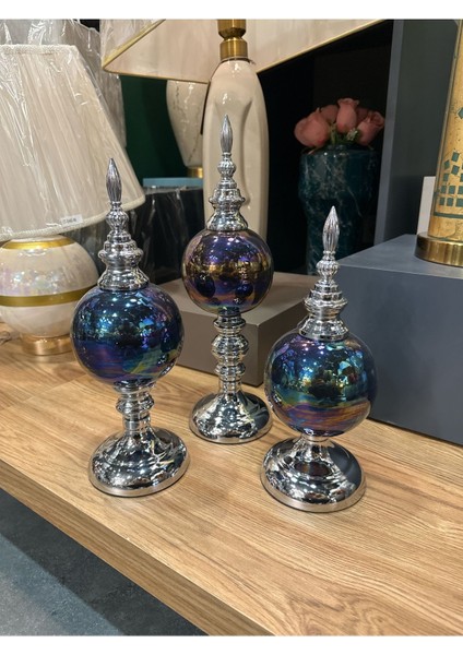 Luxury Vientian Gümüş 3 Lü Aksesuar 1 Adet