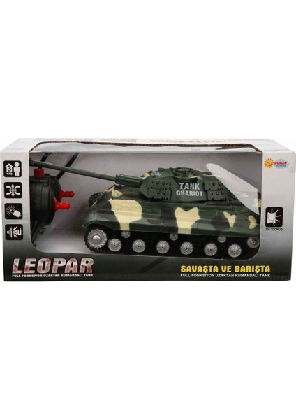 Luxury Leopar Uzaktan Kumandalı Tank 1 Adet
