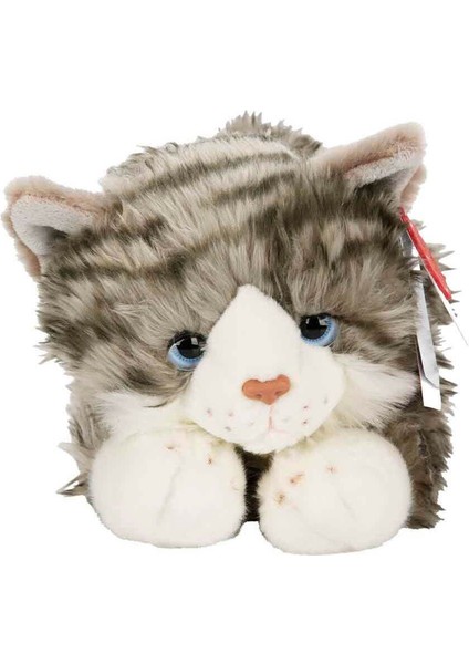 Luxury Yatan Gri Peluş Kedi 32 cm 1 Adet fiyatları