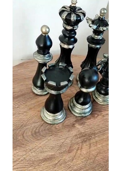 Luxury Satranç Taşı Biblo Seti, Dekoratif Satranç Takımı,şah, Vezir, At, Ev Dekorasyon, Salon Aksesuarları 1 Adet fiyatları