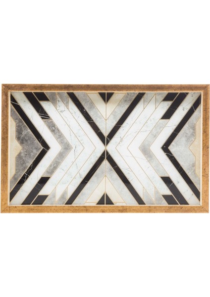 Luxury Lıne Dekoratif Tepsi 25X40CM Gold 1 Adet