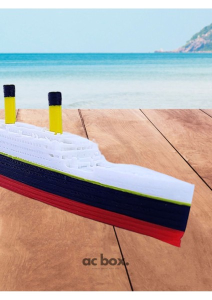 Luxury Titanic Model Gemi - Titanik 1:1000 Model Dekoratif Obje 1 Adet modelleri