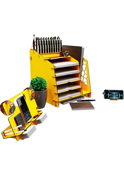Luxury Voronoixl Ofis Masaüstü Organizer Seti A4 Evrak Rafı 1 Adet