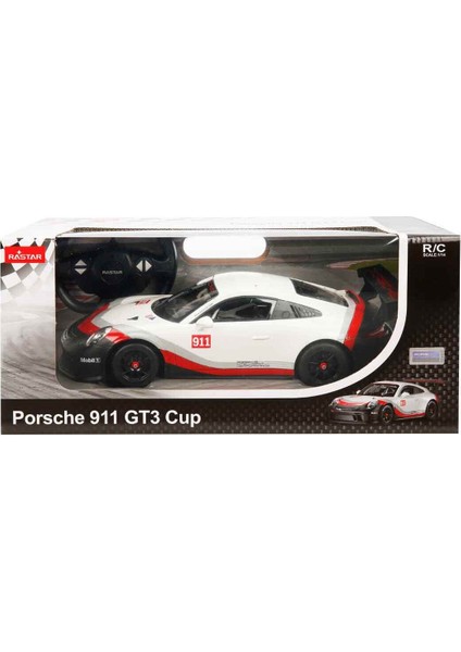 Luxury 1:14 Porsche 911 Gt3 Cup Uzaktan Kumandalı Işıklı Araba 1 Adet fırsatları