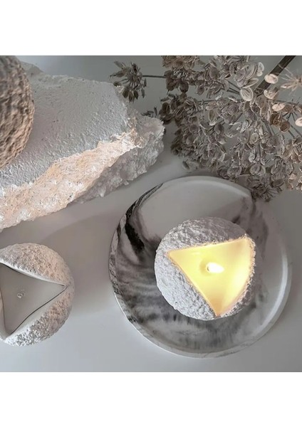 Luxury Meteor Figürlü Vanilyalı Doğal Mum 1 Adet