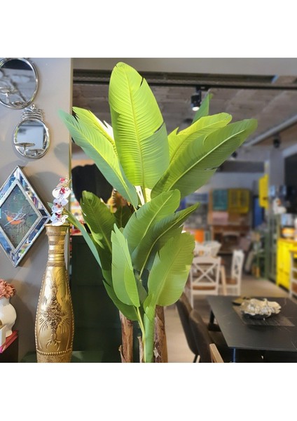 Luxury Üç Gövdeli Saksılı Yapay Muz Ağacı Büyük Boy 1 Adet fiyatları