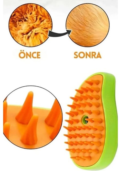 Buharlı Kedi Köpek Yıkama Fırçası Tarağı Buharlı Kedi Tarağı Evcil Hayvan Tarağı modelleri