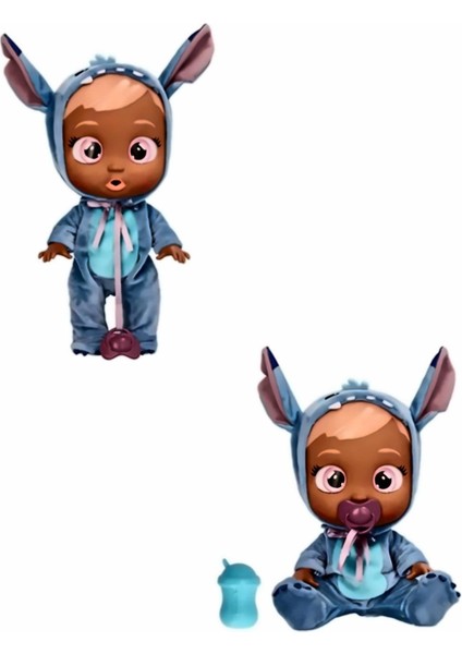 Luxury Ağlayan Stitch CYB54000 Kız Çocuk Eğitici Oyuncak Erkek Çocuk Oyuncaklar 1 Adet