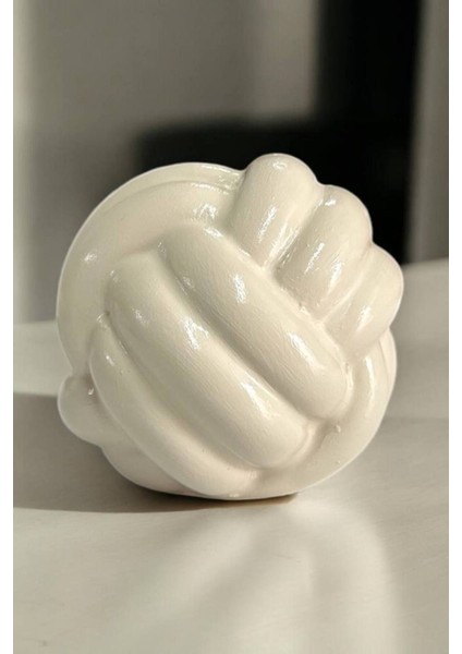 Luxury Düğüm Şeklinde Dekoratif Obje 9X9X9CM 1 Adet