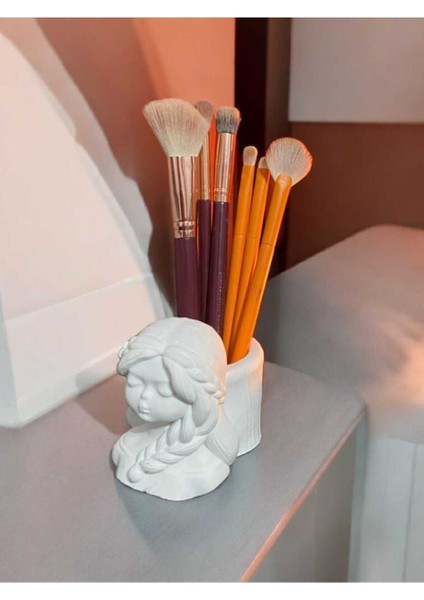 Luxury Bohem Kız Dekoratif Masa Üstü Kalemlik, Fırçalık, Düzenleyici 1 Adet fırsatları