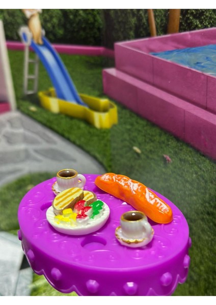 Luxury Minyatür Oyuncak Yiyecek Seti- 4 Parça 1 Adet